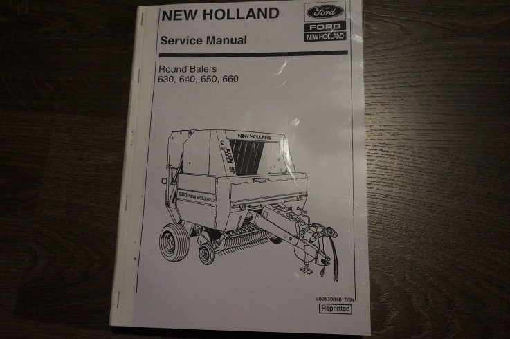 New Holland Round Baler 630 640 650 660 Service Repair Manual 400630040